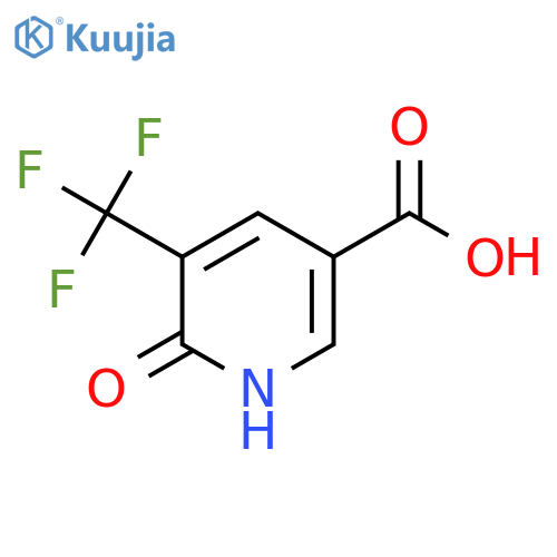 6-Oxo-5-(trifluoromethyl)-1,6-dihydropyridine-3-carboxylic Acid structure