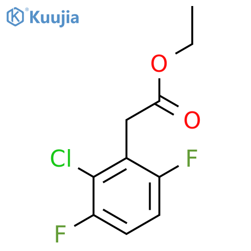 Ethyl 2-chloro-3,6-difluorophenylacetate structure