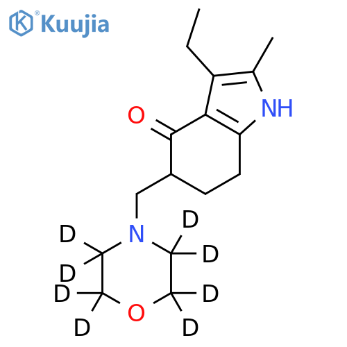 Molindone-d8 structure