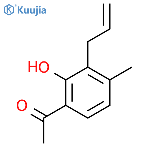1-(3-Allyl-2-hydroxy-4-methylphenyl)ethanone structure