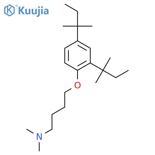 1-Butanamine, 4-[2,4-bis(1,1-dimethylpropyl)phenoxy]-N,N-dimethyl- structure