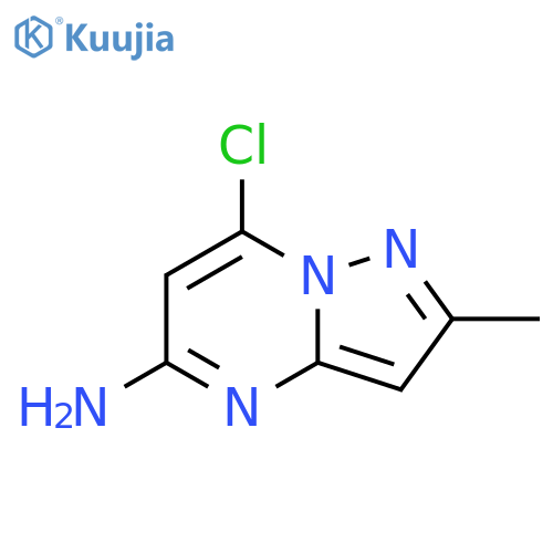 7-chloro-2-methylpyrazolo1,5-apyrimidin-5-amine structure