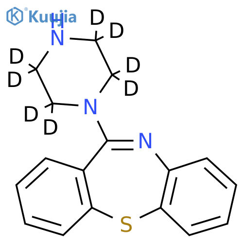N-Des2-(2-hydroxyethoxy)ethyl Quetiapine-d8 structure