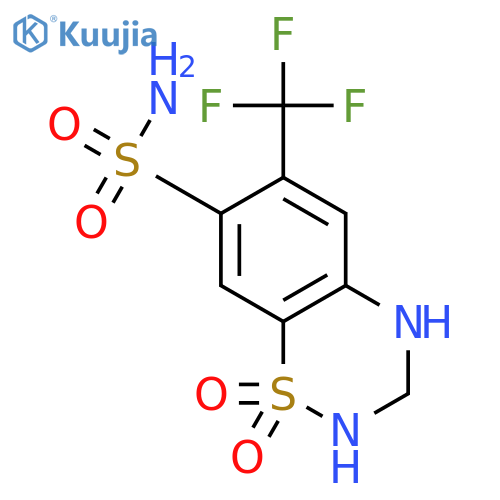 Hydroflumethiazide-13CD2 structure