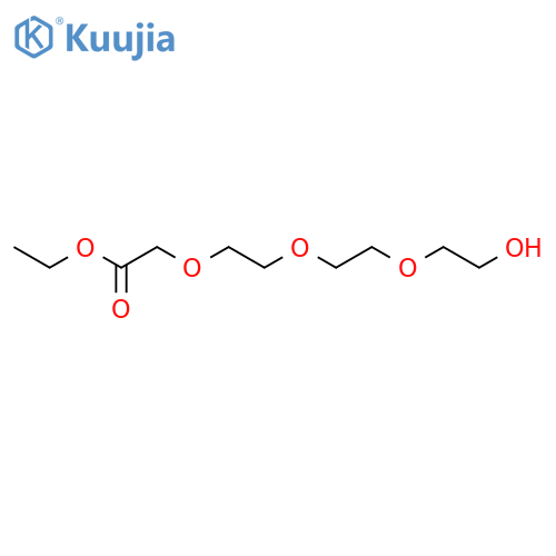 ethyl 2-[2-[2-(2-hydroxyethoxy)ethoxy]ethoxy]acetate structure