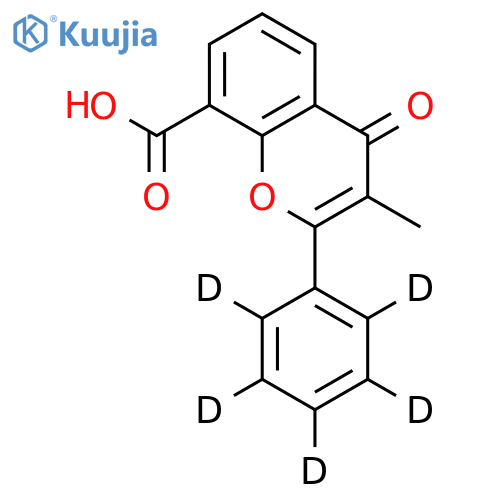 3-Methylflavone-8-carboxylic Acid-d5 structure