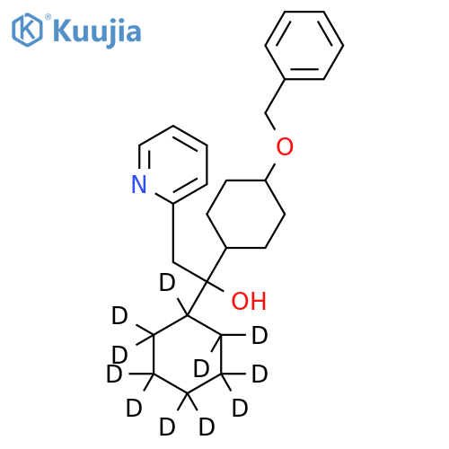 1-Cyclohexyl-1-(4-benzyloxycyclohexyl)-2-(2-pyridinyl)ethanol-d11(Mixture of Diastereomers) structure