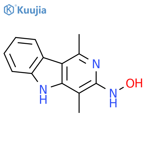 5H-Pyrido[4,3-b]indol-3-amine,N-hydroxy-1,4-dimethyl- structure