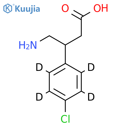 Baclofen-d4 structure