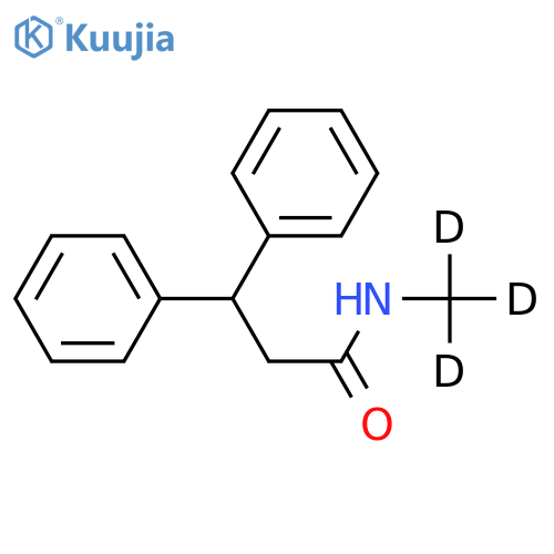 N-Methyl 3,3-Diphenylpropionamide-d3 structure