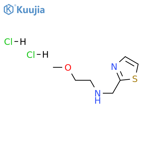 (2-methoxyethyl)(1,3-thiazol-2-ylmethyl)amine dihydrochloride structure