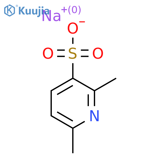Sodium 2,6-dimethylpyridine-3-sulfonate structure