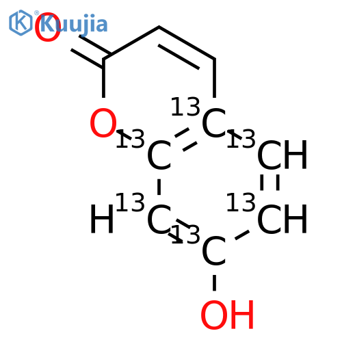 7-Hydroxy Coumarin-13C6 structure