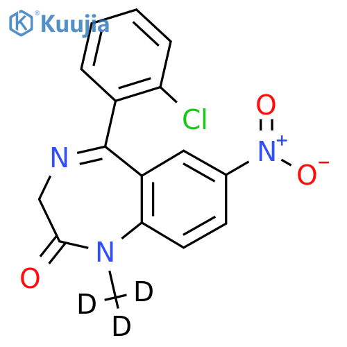 Methyl Clonazepam-d3 structure