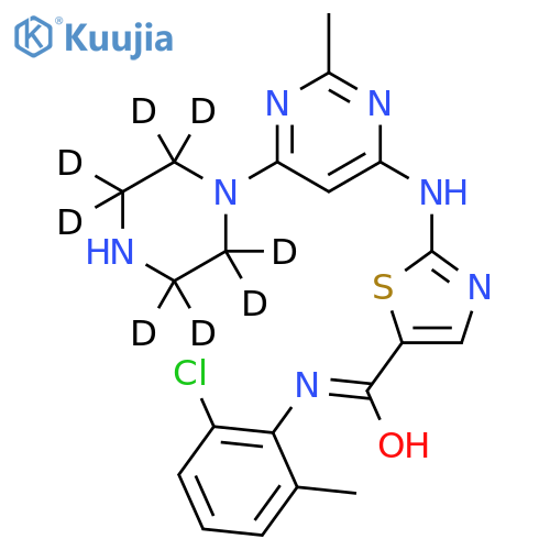 N-Deshydroxyethyl Dasatinib-d8 structure