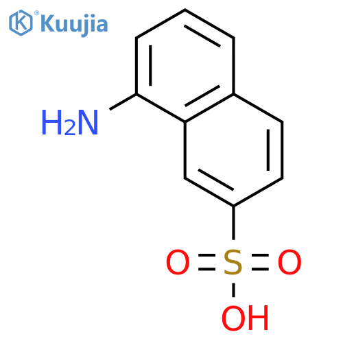 1-Amino-7-naphthalenesulfonic Acid structure