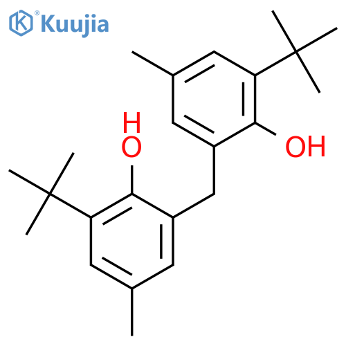 2,2'-Methylenebis(6-tert-butyl-p-cresol) structure