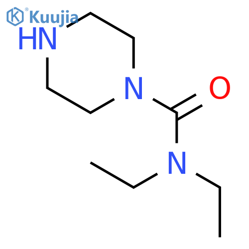 N,N-diethylpiperazine-1-carboxamide structure