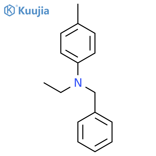 N-Benzyl-N-ethyl-4-methylaniline structure
