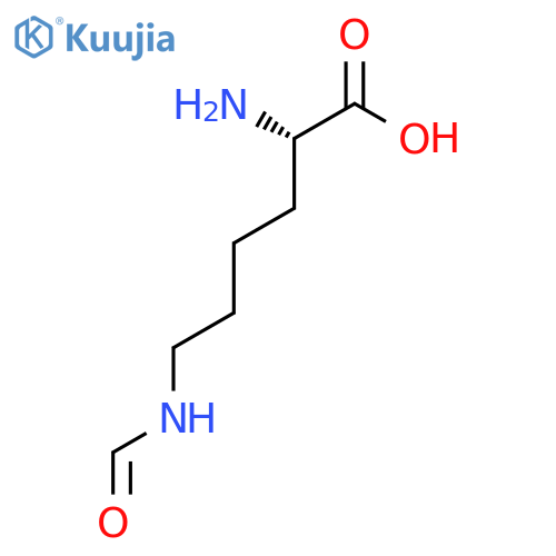 N-Epsilon-formyl-L-lysine structure