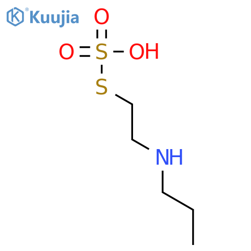 Thiosulfuric acid,S-[2-(propylamino)ethyl] ester structure