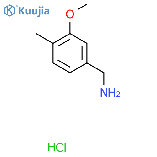 (3-Methoxy-4-methylphenyl)methanamine Hydrochloride structure