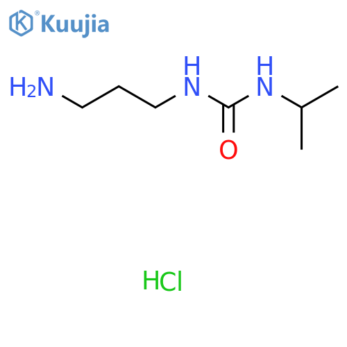 1-(3-Aminopropyl)-3-isopropylurea hydrochloride structure