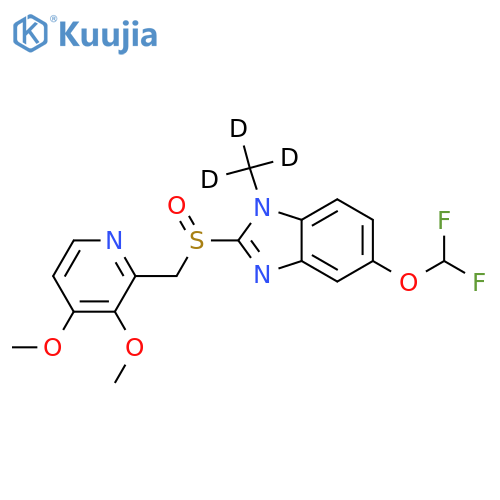 N-Methyl Pantoprazole-d3 (Mixture of 1 and 3 isomers) structure