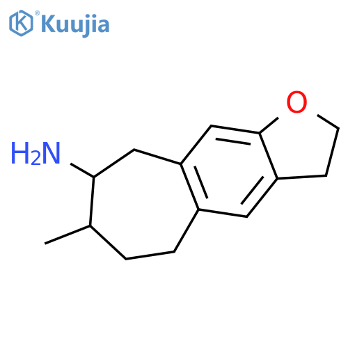 2H-Cyclohepta[f]benzofuran-8-amine, 3,5,6,7,8,9-hexahydro-7-methyl- structure