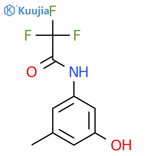 Acetamide, 2,2,2-trifluoro-N-(3-hydroxy-5-methylphenyl)- structure