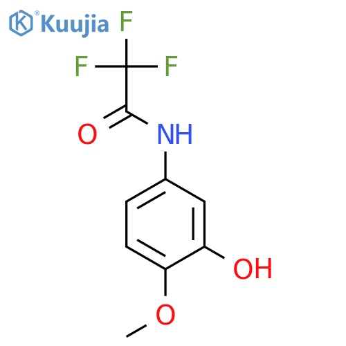 Acetamide, 2,2,2-trifluoro-N-(3-hydroxy-4-methoxyphenyl)- structure