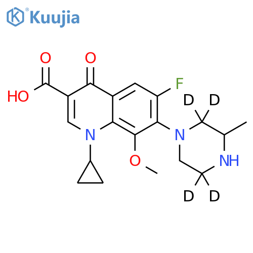 Gatifloxacin-d4 structure