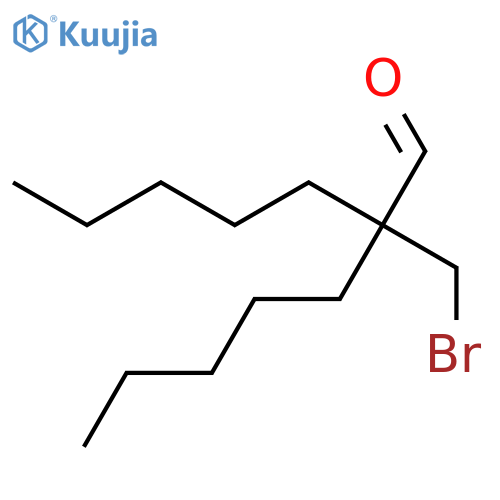 Heptanal, 2-(bromomethyl)-2-pentyl- structure