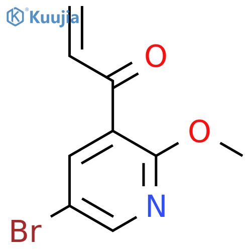 1-(5-Bromo-2-methoxypyridin-3-yl)prop-2-en-1-one structure