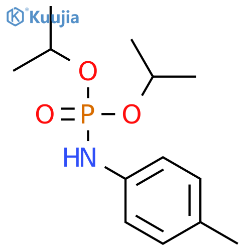 Phosphoramidic acid, (4-methylphenyl)-, bis(1-methylethyl) ester structure