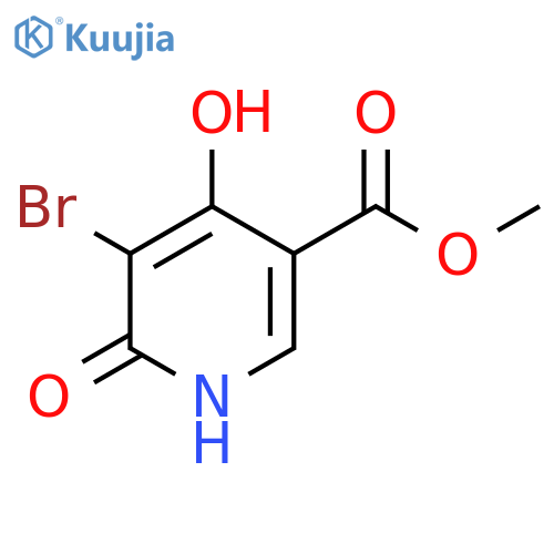 Methyl 5-bromo-4,6-dihydroxynicotinate structure