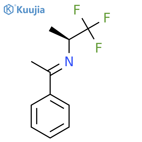 (S)-1,1,1-Trifluoro-N-(1-phenylethylidene)propan-2-amine structure