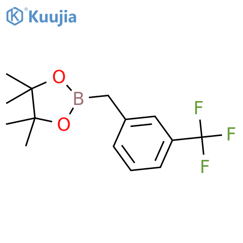 4,4,5,5-Tetramethyl-2-(3-(trifluoromethyl)benzyl)-1,3,2-dioxaborolane structure