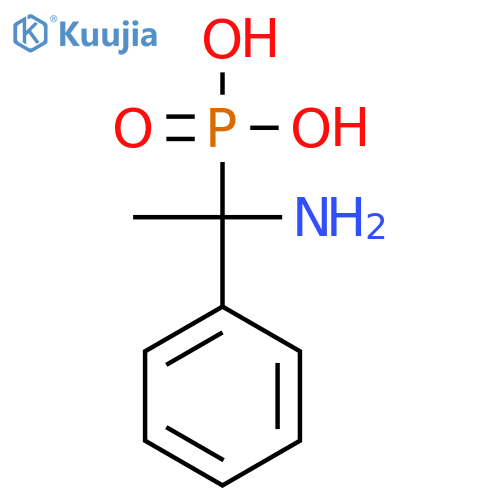 Phosphonic acid, (1-amino-1-phenylethyl)-, (±)- structure