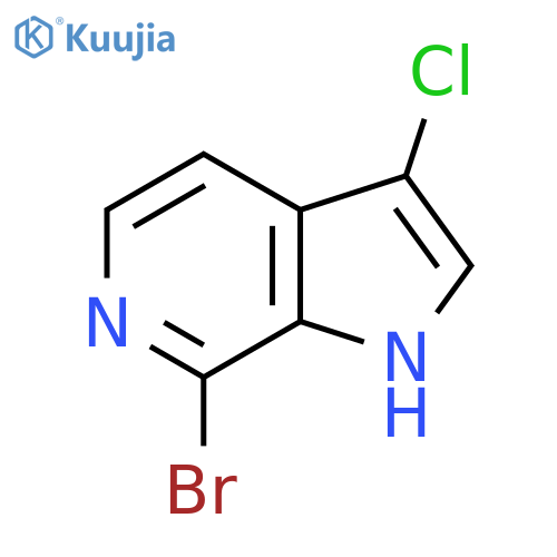 7-Bromo-3-chloro-1H-pyrrolo[2,3-c]pyridine structure