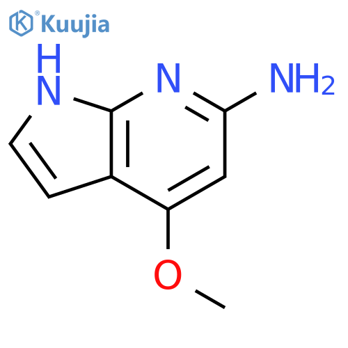 4-methoxy-1H-pyrrolo[2,3-b]pyridin-6-amine structure