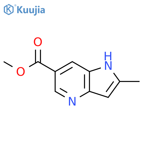 Methyl 2-methyl-1H-pyrrolo[3,2-b]pyridine-6-carboxylate structure