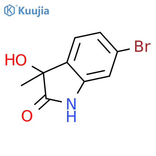 6-Bromo-3-hydroxy-3-methyl-2-oxindole structure