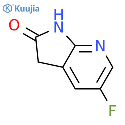 5-fluoro-1H,2H,3H-pyrrolo[2,3-b]pyridin-2-one structure