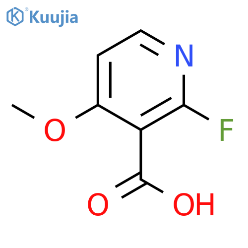 2-Fluoro-4-methoxynicotinic acid structure