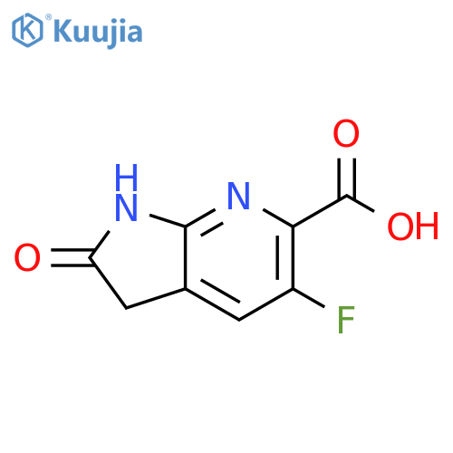5-Fluoro-7-aza-2-oxindole-6-carboxylic Acid structure