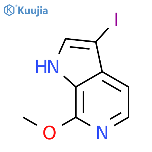 3-Iodo-7-methoxy-1H-pyrrolo[2,3-c]pyridine structure