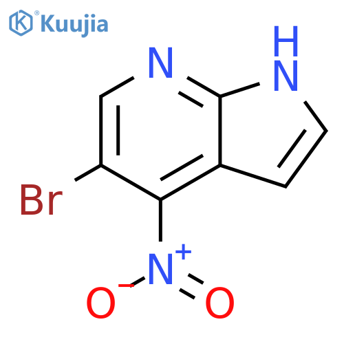 5-BroMo-4-nitro-7-azaindole structure