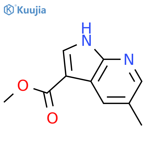 Methyl 5-Methyl-7-azaindole-3-carboxylate structure
