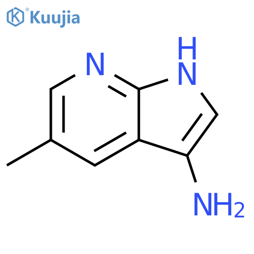 5-methyl-1H-pyrrolo[2,3-b]pyridin-3-amine structure